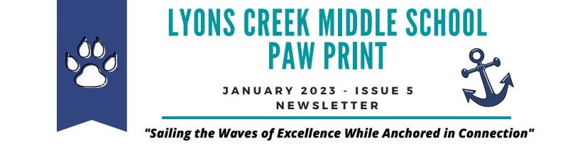 LCMS Paw Print Newsletter Quarter 3